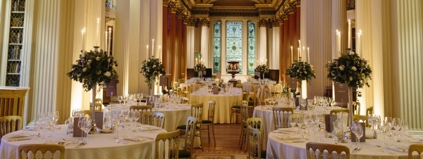 Elegant gold and cream wedding linen