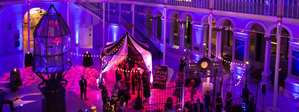 Cirque du Soleil themed showcase event at the National Museum of Scotland