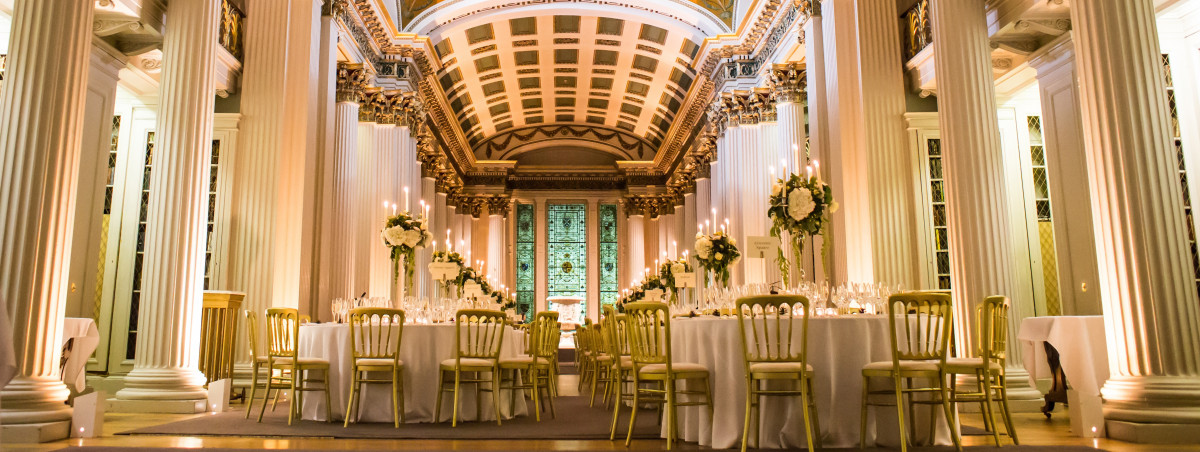 Wedding Reception at the Signet Library, an exclusive use venue in the heart of Edinburgh