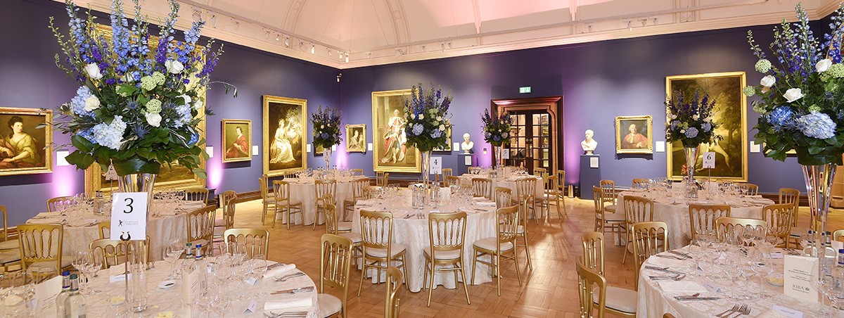 Corporate gala dinner - Ramsay Room at the Scottish National Portrait Gallery 