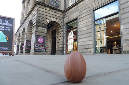 Jester the Egg visited Assembly Rooms 