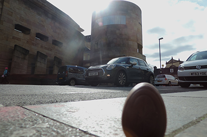 Jester the Egg at the National Museum of Scotland