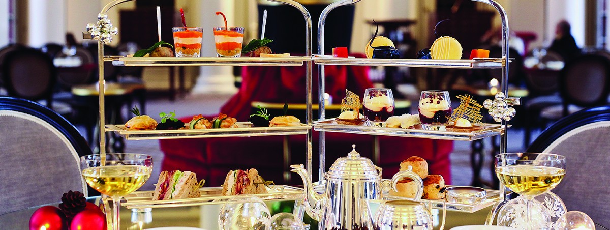 festive afternoon tea at Colonnades
