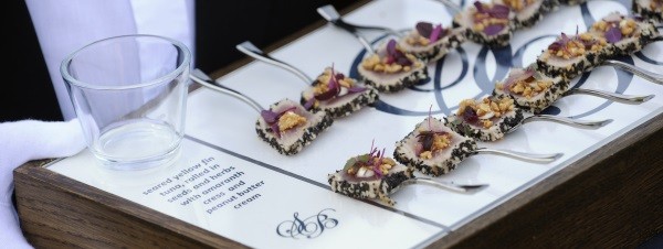 Seeded Tuna Carpaccio Event Canape