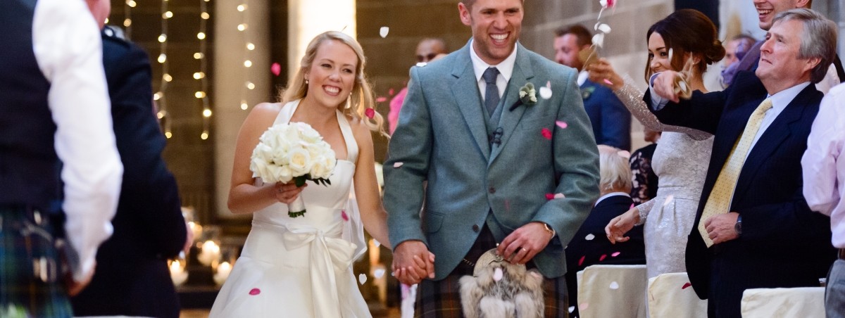 wedding couple - Mansfield Traquair in Edinburgh 