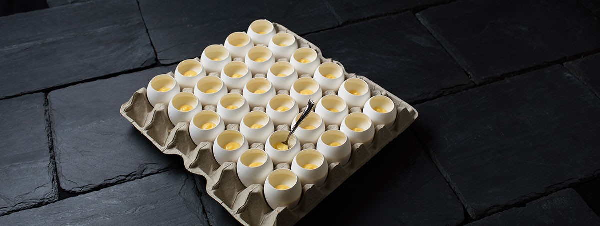 Panna Cotta Eggshell Canape Design