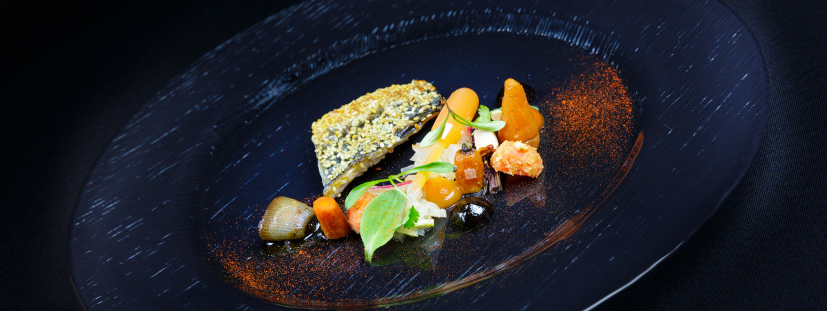 Scottish Sea Trout Mustard Potatoes & Fennel Foam