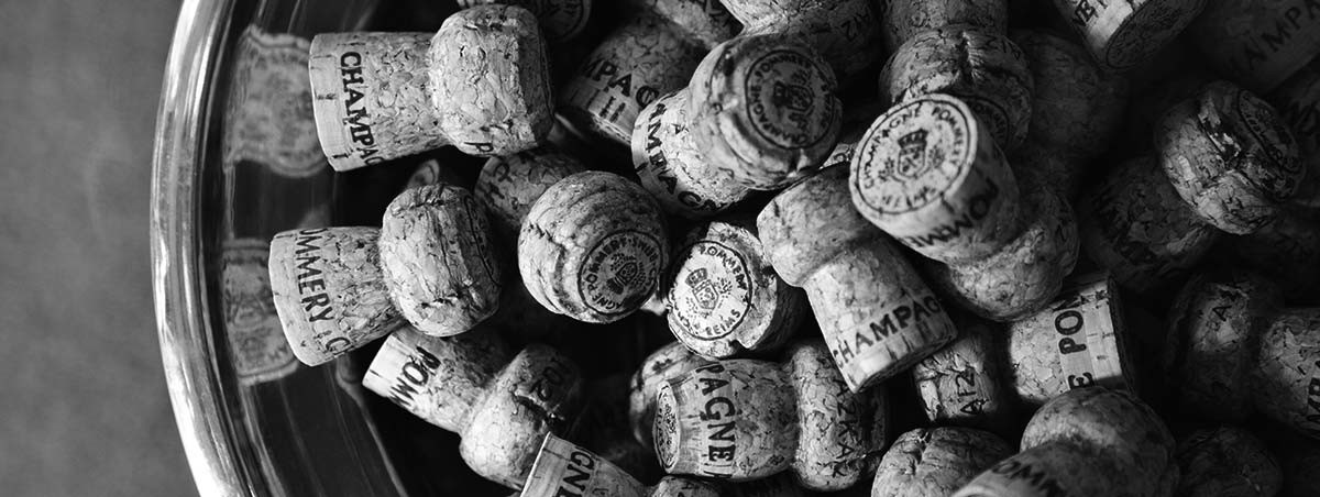 divine Pommery; seasonal champagne corks
