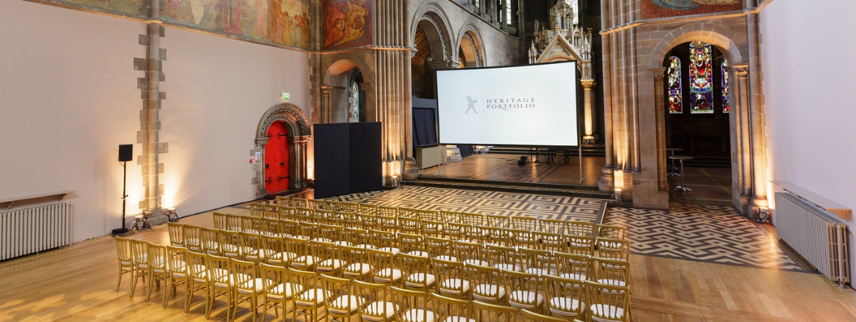 Conference set up - Mansfield Traquair in Edinburgh