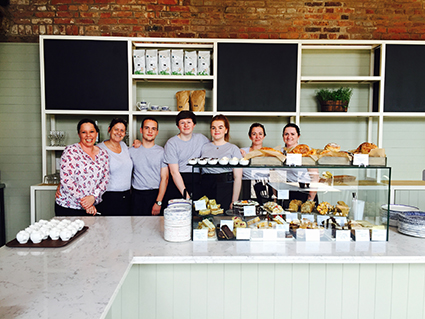 The team at the Gardener's Kitchen - Arley Hall & Gardens, Cheshire 