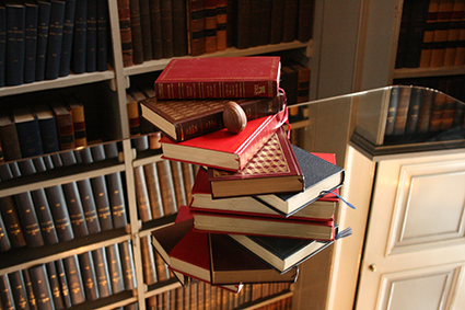 jester the egg at the Signet Library