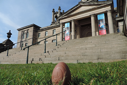 Jester the Egg at the Scottish National Gallery of Modern Art Two 