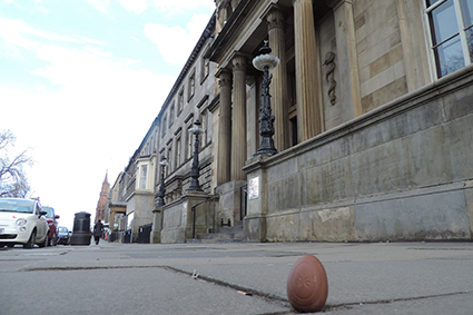 Jester the Egg at the Royal College of Physicians 