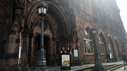 Yvonne and Anna at the Scottish National Portrait Gallery 