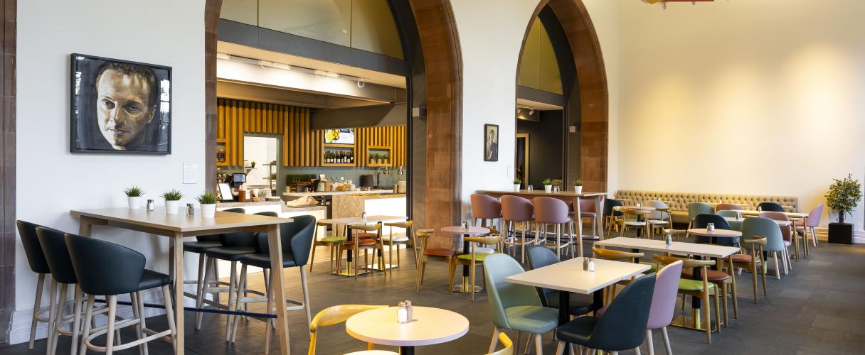 refurbished cafe space