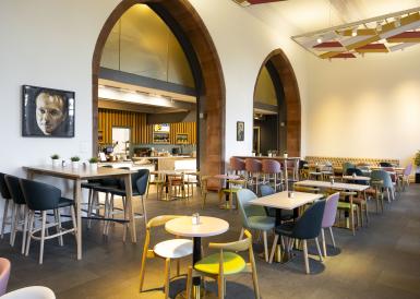 refurbished cafe space