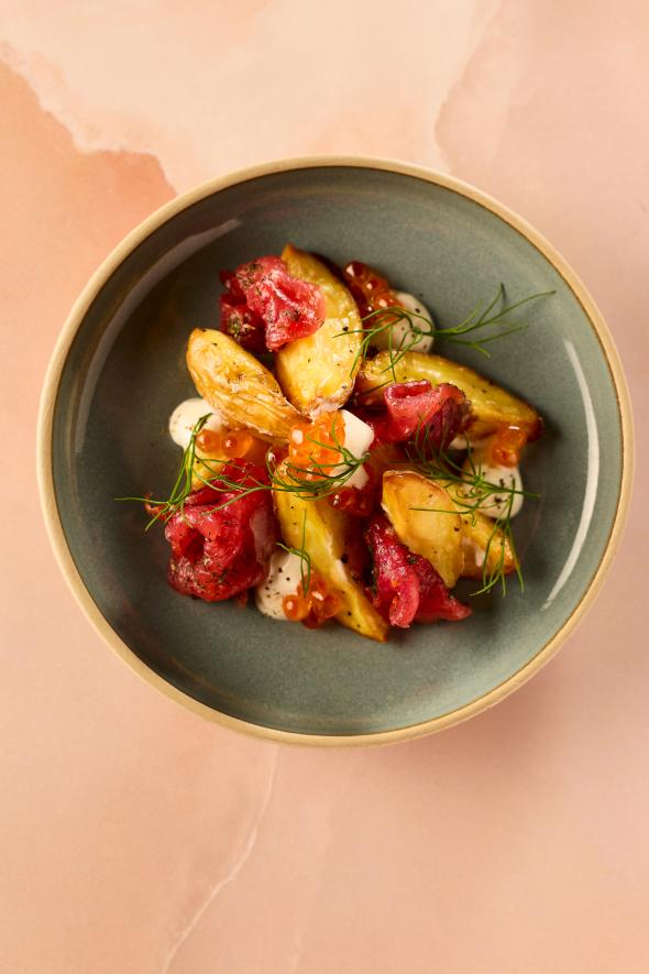 Beetroot Cured Gravadlax Bowl