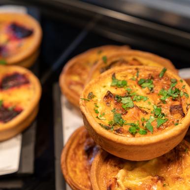 Quiche at the Terrace Cafe