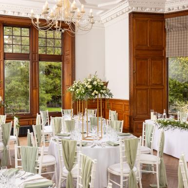 edinburgh zoo wedding reception tables