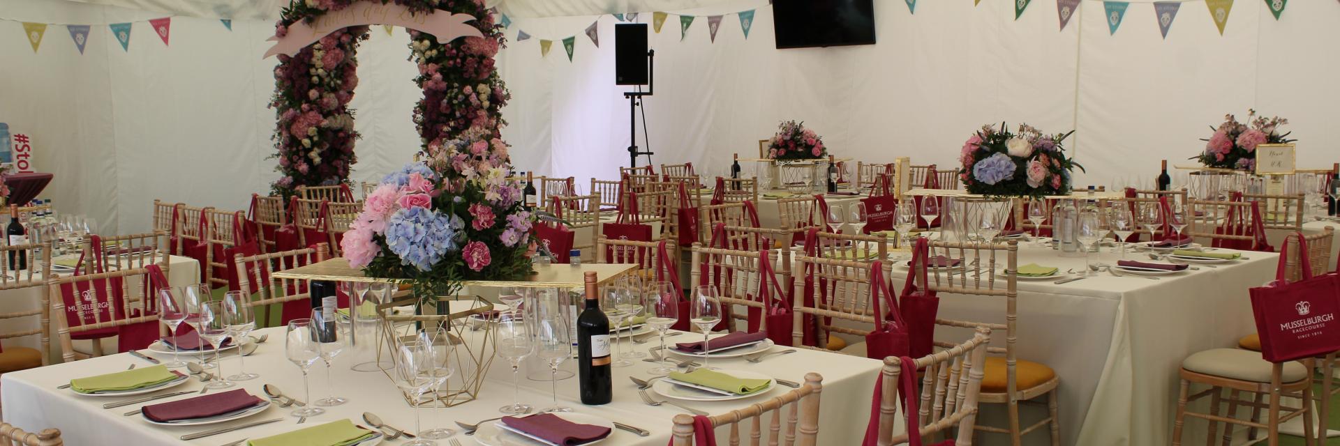 Musselburgh Racecourse wedding