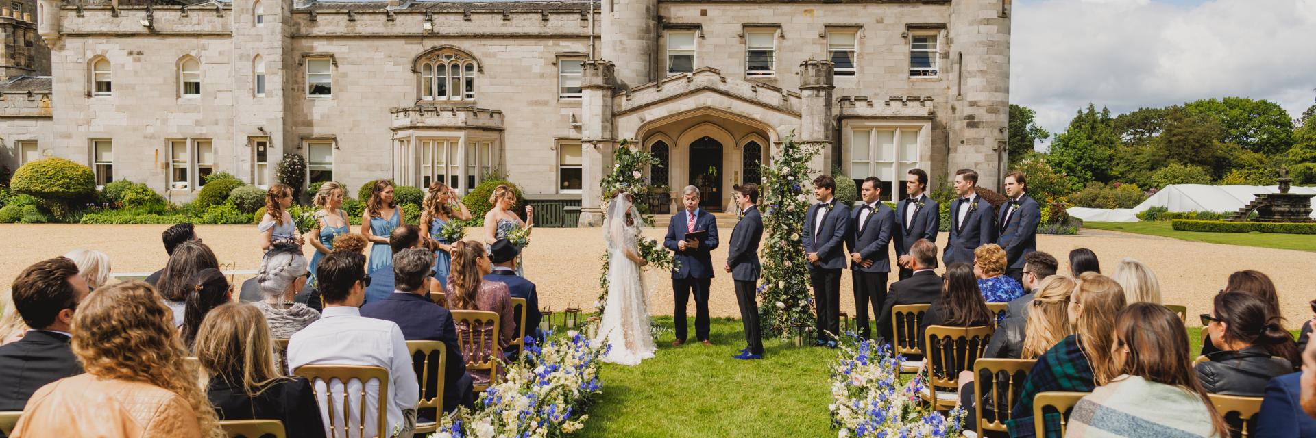 Dundas Castle Wedding Ceremony
