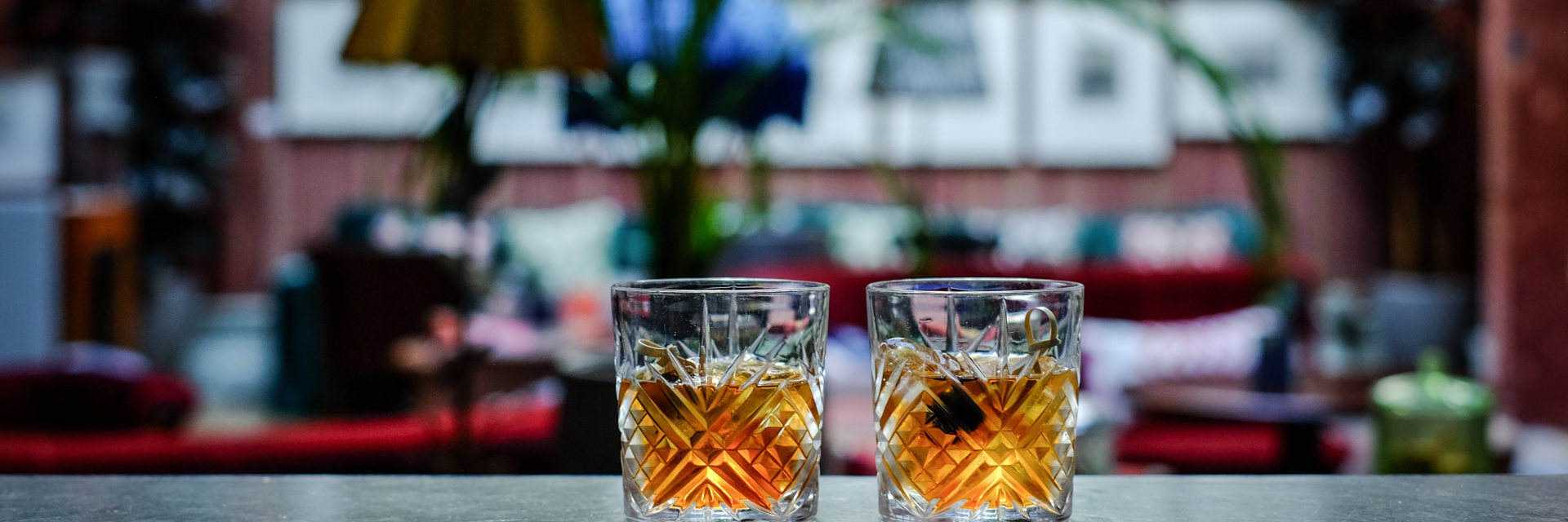 drinks on table