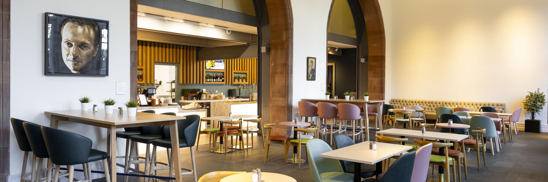 view of cafe space