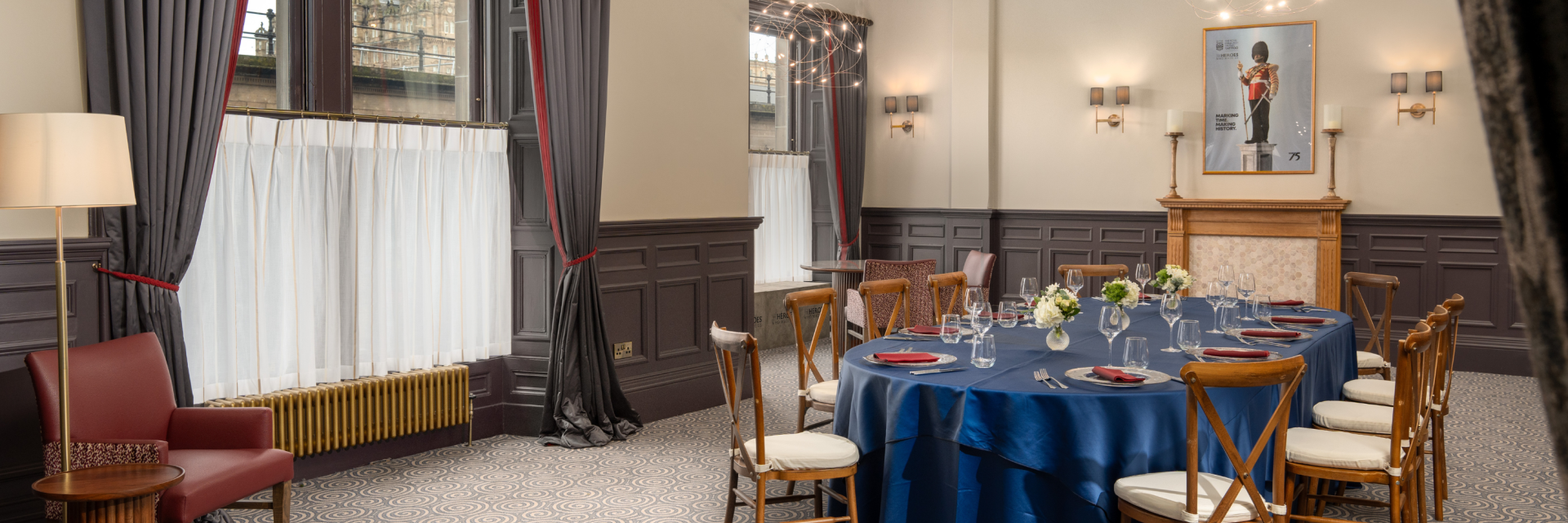 Room set up for a meeting at The Cockburn